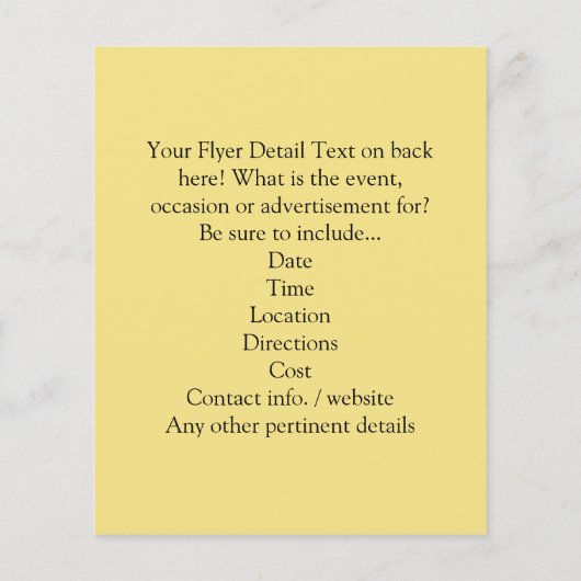 Karotten aus Erbsen, Niedlich grün und orange Lieb Flyer (Hinten)