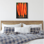 Karotten aus unserem Garten Leinwanddruck (Insitu (Schlafzimmer))