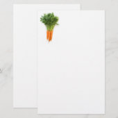 Karotten Briefpapier (Vorne/Hinten)