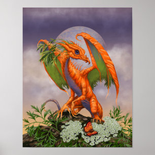 Karotten-Drache 11x14 (4x6 und up) Poster