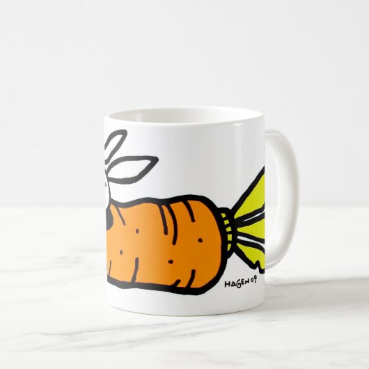 Karotten-Fahrt Kaffeetasse (VorderseiteRechts)