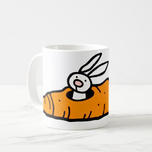 Karotten-Fahrt Kaffeetasse (Vorderseite Links)