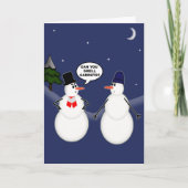 Karotten Feiertagskarte (Vorderseite)