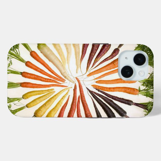 Karotten Gemüse farbenfrohe Regenbogen Muster Gart Case-Mate iPhone Hülle (Rückseite (Horizontal))