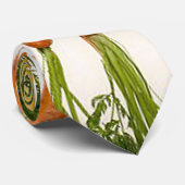 Karotten Gemüse farbenfrohe Regenbogen Muster Gart Krawatte (Gerollt)