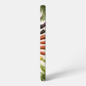 Karotten Gemüse farbenfrohe Regenbogen Muster Gart Samsung Galaxy Hülle (Linke Seite)