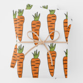 Karotten Gemüse gesundes Party Geschenkpapier Set (Beispiel)