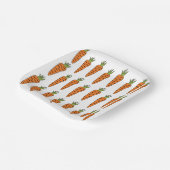 Karotten Gemüse gesundes Party Pappteller (Gewinkelt)