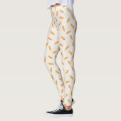 Karotten Gemüse-Muster Leggings (Links)