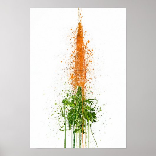 Karotten-Gemüse Poster (Vorne)