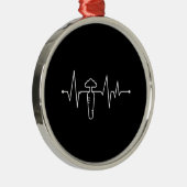 Karotten Gemüse Vegan Ornament Aus Metall (Rechts)