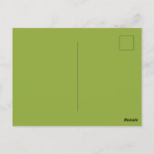 Karotten Gemüse Veggie Postkarte (Rückseite)