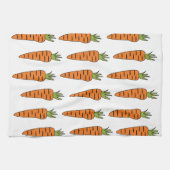 Karotten Gemüse Veggies Koch Geschirrtuch (Horizontal)