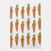 Karotten Gemüse Veggies Koch Geschirrtuch (Vertikal)