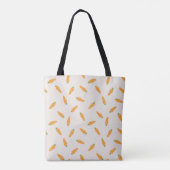 Karotten Gemüsemuster Tasche (Rückseite)