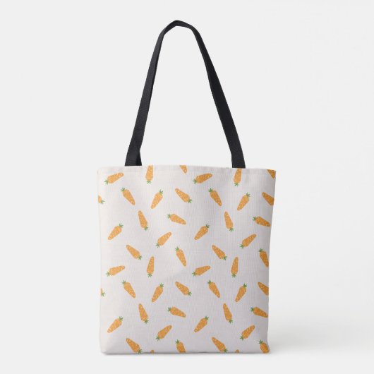 Karotten Gemüsemuster Tasche (Rückseite)
