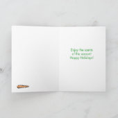 Karotten-Geruch-glücklicher Feiertagskarte (Innenseite)