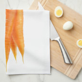 Karotten Geschirrtuch (Viertel Falte)