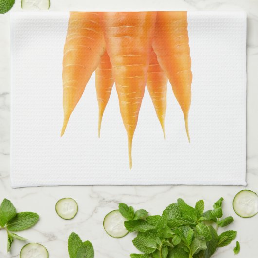 Karotten Handtuch (Gefaltet)