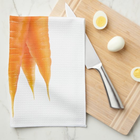 Karotten Handtuch (Viertel Falte)
