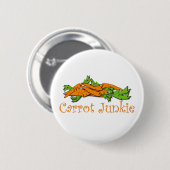 Karotten-Junkie Button (Vorne & Hinten)
