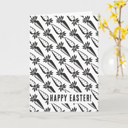 Karotten Karte (Gelbe Blume)