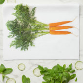 Karotten Küchentuch (Gefaltet)