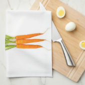 Karotten Küchentuch (Viertel Falte)