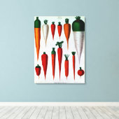 Karotten Leinwanddruck (Insitu (Holzboden))