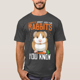 Karotten nur für Kaninchen Guinea Schweinefleisch T-Shirt
