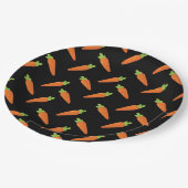 Karotten Pappteller (Schrägansicht)