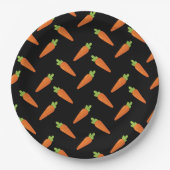 Karotten Pappteller (Vorderseite)