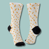 Karotten Pflanzenmuster Socken