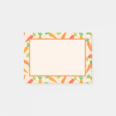 Karotten Post-it Klebezettel (Vorderseite)