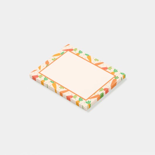 Karotten Post-it Klebezettel (angewinkelt)