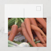 Karotten Postkarte (Vorne/Hinten)