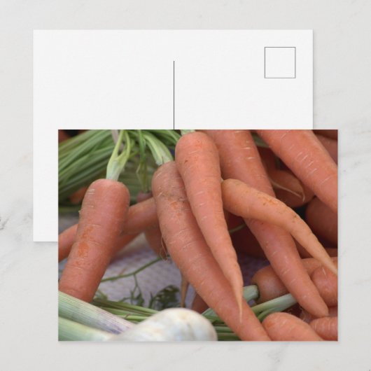 Karotten Postkarte (Vorne/Hinten)