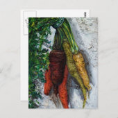Karotten Postkarte (Vorne/Hinten)