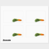 Karotten Rechteckiger Aufkleber (Blatt)