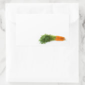 Karotten Rechteckiger Aufkleber (Tasche)