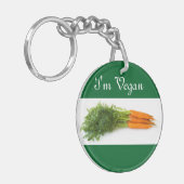 Karotten Schlüsselanhänger (Vorderseite links)