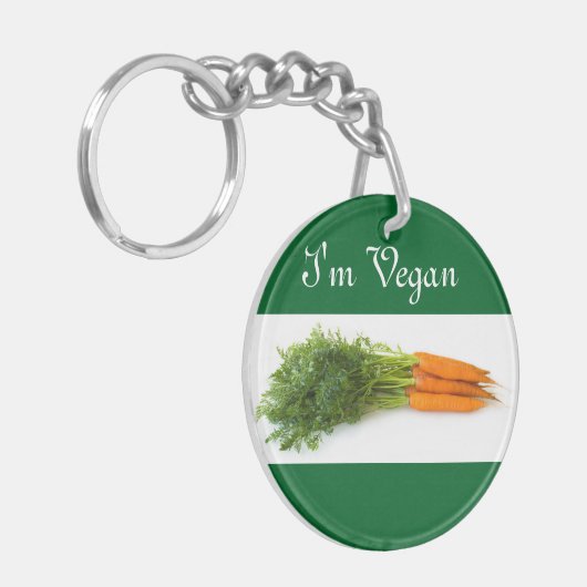 Karotten Schlüsselanhänger (Vorderseite links)