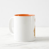 Karotten-Tasse Zweifarbige Tasse (Vorderseite Links)