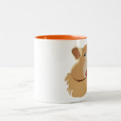 Karotten-Tasse Zweifarbige Tasse (Mittel)