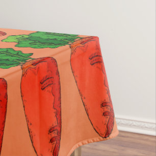 Karotten Tischdecke