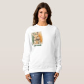 Karotten-Träume-Hase Sweatshirt (Vorne ganz)