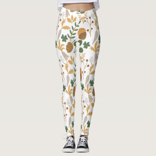 Karotten und Nüsse Leggings (Vorderseite)