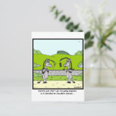 Karotten und Schokolade Postkarte (Stehend Vorderseite)