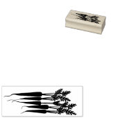 Karotten Vegetarier Vegan Gummistempel (Stempel)