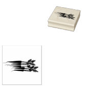 Karotten Vegetarier Vegan Gummistempel (Stempel)